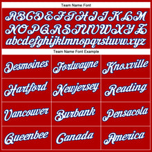 Load image into Gallery viewer, Custom Red White-Royal Performance T-Shirt