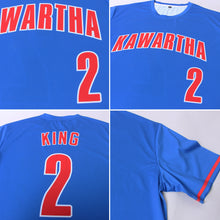 Load image into Gallery viewer, Custom Royal Red-White Performance T-Shirt