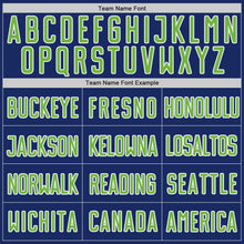 Load image into Gallery viewer, Custom Royal Neon Green-White Authentic Throwback Basketball Jersey