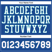 Load image into Gallery viewer, Custom Royal White-Teal Authentic Baseball Jersey