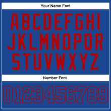 Load image into Gallery viewer, Custom Royal Royal-Red Authentic Baseball Jersey