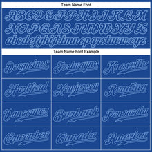 Load image into Gallery viewer, Custom Royal Royal-Light Blue Authentic Baseball Jersey