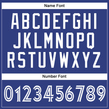 Load image into Gallery viewer, Custom Royal White Mesh Authentic Football Jersey