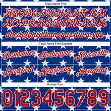 Load image into Gallery viewer, Custom Royal Red-White 3D Pattern Design American Flag Authentic Basketball Shorts