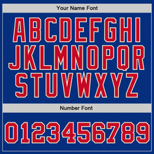 Load image into Gallery viewer, Custom Royal Red-Cream Authentic Throwback Basketball Jersey