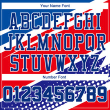 Load image into Gallery viewer, Custom Royal Royal-Red Round Neck Sublimation Basketball Suit Jersey