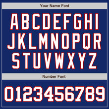 Load image into Gallery viewer, Custom Royal White-Red Authentic Baseball Jersey