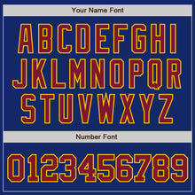 Load image into Gallery viewer, Custom Royal Crimson-Gold Authentic Baseball Jersey