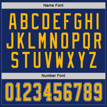 Load image into Gallery viewer, Custom Royal Gold-White Hockey Jersey