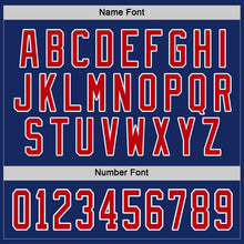 Load image into Gallery viewer, Custom Royal Red-White Hockey Jersey