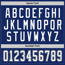 Load image into Gallery viewer, Custom Royal White-Black Hockey Jersey