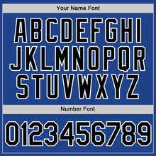 Load image into Gallery viewer, Custom Royal Black-White Performance T-Shirt