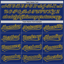 Load image into Gallery viewer, Custom Royal Royal-Gold Authentic Baseball Jersey