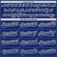 Load image into Gallery viewer, Custom Royal Gray-White Authentic Baseball Jersey