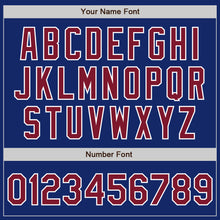 Load image into Gallery viewer, Custom Royal Crimson-White Authentic Baseball Jersey
