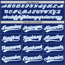 Load image into Gallery viewer, Custom Royal Red-Light Blue Authentic Baseball Jersey