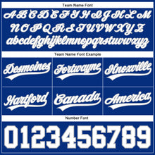 Load image into Gallery viewer, Custom Royal White-Gray Authentic Throwback Basketball Shorts