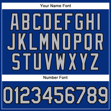 Load image into Gallery viewer, Custom Royal Gray-Black Performance T-Shirt