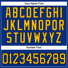 Load image into Gallery viewer, Custom Royal Gold-Black Performance T-Shirt