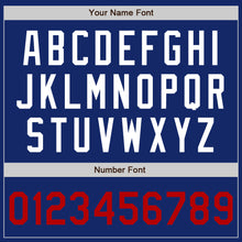 Load image into Gallery viewer, Custom Royal Red-White Authentic Baseball Jersey