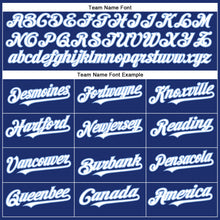 Load image into Gallery viewer, Custom Royal White-Light Blue Authentic Baseball Jersey