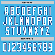 Load image into Gallery viewer, Custom Sky Blue White-Royal Hockey Jersey