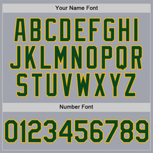 Load image into Gallery viewer, Custom Gray Green-Gold Authentic Sleeveless Baseball Jersey