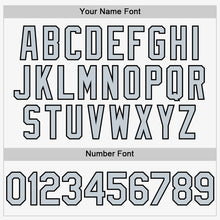 Load image into Gallery viewer, Custom White Silver-Black Authentic Sleeveless Baseball Jersey