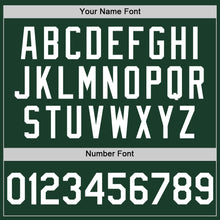 Load image into Gallery viewer, Custom Green White Authentic Sleeveless Baseball Jersey