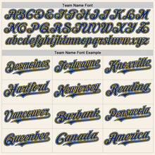 Load image into Gallery viewer, Custom Cream Royal-Gold Authentic Sleeveless Baseball Jersey