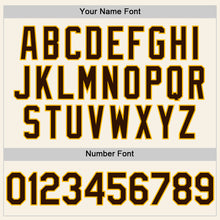 Load image into Gallery viewer, Custom Cream Brown-Gold Authentic Sleeveless Baseball Jersey