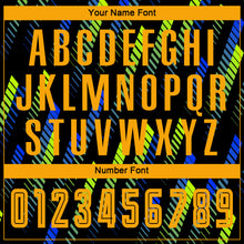 Load image into Gallery viewer, Custom Black Gold Sublimation Soccer Set Jersey