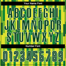 Load image into Gallery viewer, Custom Neon Green Green-Gold Sublimation Soccer Uniform Jersey