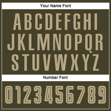 Load image into Gallery viewer, Custom Olive Vegas Gold-Camo Sublimation Salute To Service Soccer Uniform Jersey