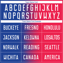 Load image into Gallery viewer, Custom Red White-Royal Sublimation Soccer Uniform Jersey