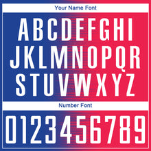 Load image into Gallery viewer, Custom Red White-Royal Sublimation Soccer Uniform Jersey