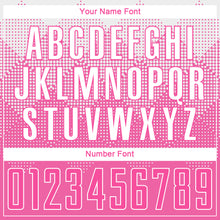 Load image into Gallery viewer, Custom Pink White Sublimation Soccer Uniform Jersey