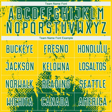 Load image into Gallery viewer, Custom Green Green-Gold Sublimation Soccer Uniform Jersey