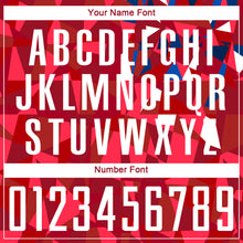 Load image into Gallery viewer, Custom Red White Sublimation Soccer Uniform Jersey