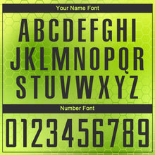 Load image into Gallery viewer, Custom Neon Green Black Sublimation Soccer Uniform Jersey