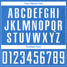 Load image into Gallery viewer, Custom Light Blue White Sublimation Soccer Uniform Jersey