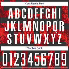 Load image into Gallery viewer, Custom Red White-Black Sublimation Soccer Uniform Jersey