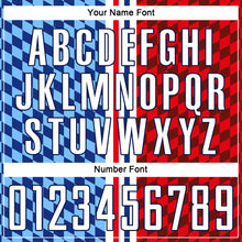 Load image into Gallery viewer, Custom Figure White-Royal Sublimation Soccer Uniform Jersey