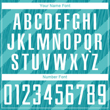 Load image into Gallery viewer, Custom Aqua White Sublimation Soccer Uniform Jersey