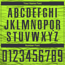 Load image into Gallery viewer, Custom Neon Green Black Sublimation Soccer Uniform Jersey