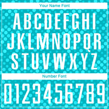 Load image into Gallery viewer, Custom Aqua White Sublimation Soccer Uniform Jersey