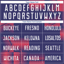 Load image into Gallery viewer, Custom Figure White-Purple Sublimation Soccer Uniform Jersey