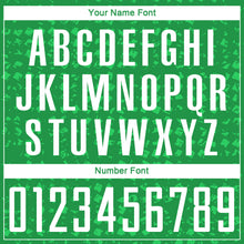 Load image into Gallery viewer, Custom Kelly Green White Sublimation Soccer Uniform Jersey