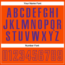 Load image into Gallery viewer, Custom Gray Orange-Purple Sublimation Split Fashion Soccer Uniform Jersey