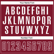 Load image into Gallery viewer, Custom Gray Crimson-White Sublimation Split Fashion Soccer Uniform Jersey